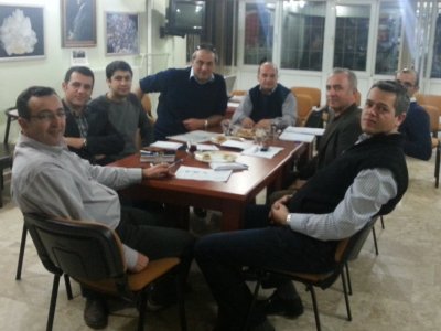 Maden Makinları Sempozyumu Yürütme kurulu Şubemizde Biraraya Geldi.(01/02/2013)