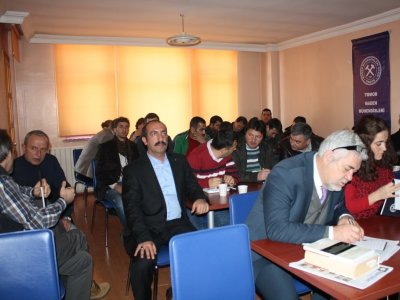 Edirne`de İş Sağlığı ve Güvenliği Kanunu ve Madencilik Sektöründe Risk Değerlendirmesi Çalıştayı yapıldı.