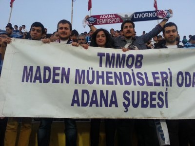 GENÇ MADENCİ ÇUKUROVA ÜNİVERSİTESİ HALKIN TAKIMININ MAÇINDA (01.04.2013)
