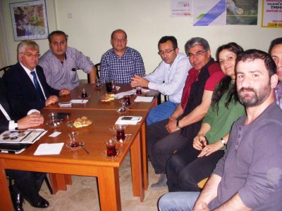 İSG GENEL MÜDÜR YARDIMCISI AHMET ÇETİN VE İŞKUR İZMİR İL MÜDÜRÜ KADRİ KABAK ŞUBEMİZİ ZİYARET ETTİ