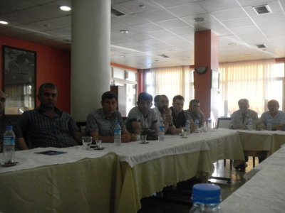 ÖZEL SEKTÖRDE ÇALIŞAN ÜYELERİMİZ İLE TOPLANTI YAPILMIŞTIR