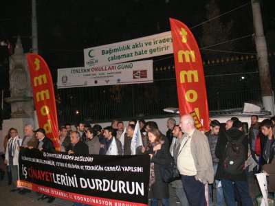 TMMOB 3 Mart İş Cinayetlerine Karşı Mücadele Günü"nde basın açıklaması yapıldı.
