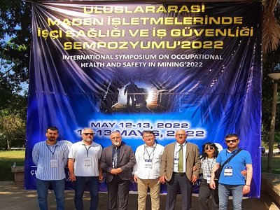 ULUSLARARASI MADEN İŞLETMELERİNDE İŞÇİ SAĞLIĞI VE İŞ GÜVENLİĞİ SEMPOZYUMU`NA KATILIM SAĞLANDI