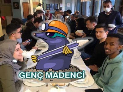 BEÜ GENÇ MADENCİLERLE AKŞAM YEMEĞİNDE BİR ARAYA GELDİK