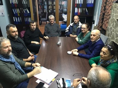 SOL PARTİ İL YÖNETİMİN ODAMIZI ZİYARETİ