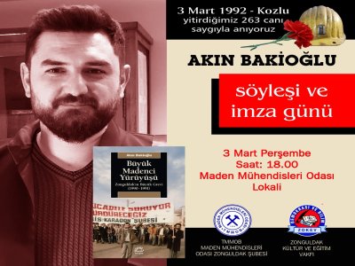 AKIN BAKİOĞLU SÖYLEŞİ VE İMZA GÜN