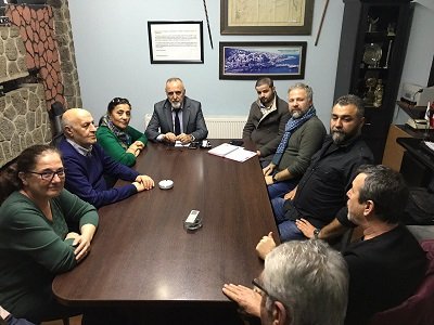SOL PARTİ İL YÖNETİMİN ODAMIZI ZİYARETİ