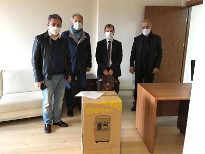 ODAMIZ ZONGULDAK, KÜTAHYA ve ANKARADA 3 HASTAHANEYE SOLUNUM CİHAZI HİBE ETTİ