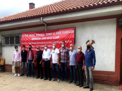 19 EYLÜL MÜHENDİS, MİMAR VE ŞEHİR PLANCILARI DAYANIŞMA GÜNÜ DOLAYISIYLA BASIN AÇIKLAMASI GERÇEKLEŞTİRİLDİ