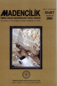178 MADENCİLİK DERGİSİ