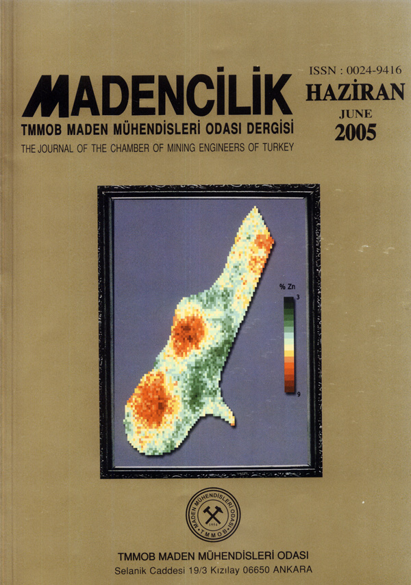 179 MADENCİLİK DERGİSİ