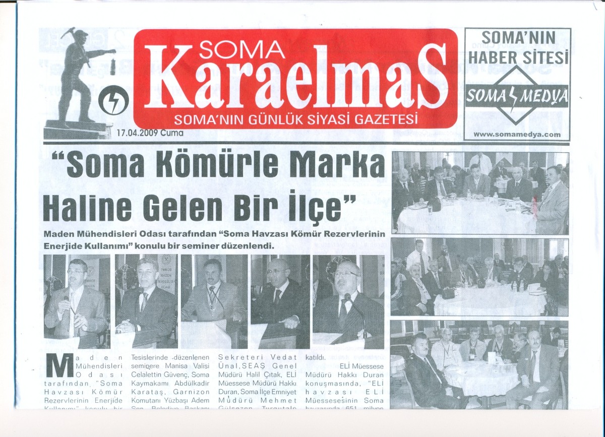 Soma Kömürle Marka Haline Gelen Bir İlçe.