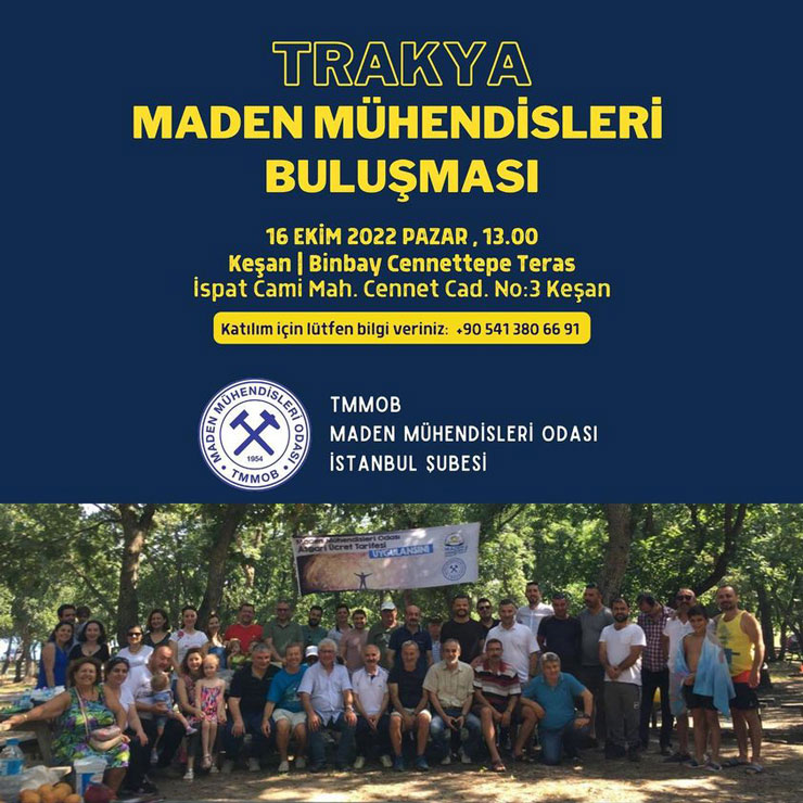 Trakya Maden Mühendisleri Buluşması
