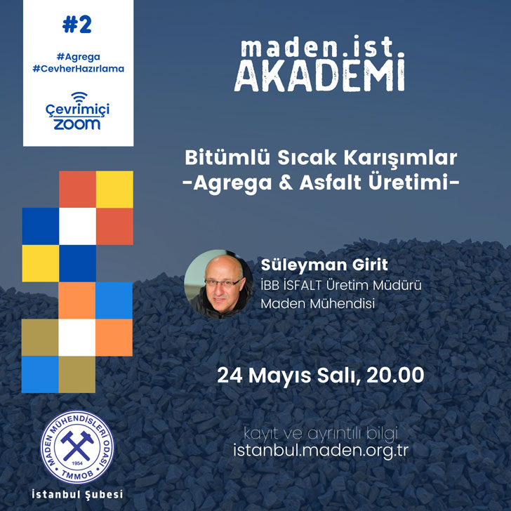Madenist Akademi #2 Bitümlü Sıcak Karışımlar, Agrega & Asfalt Üretimi