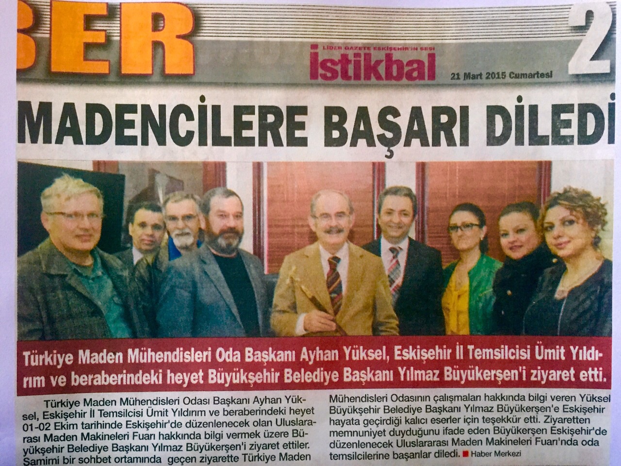 Madencilere Başarılar Diledi.