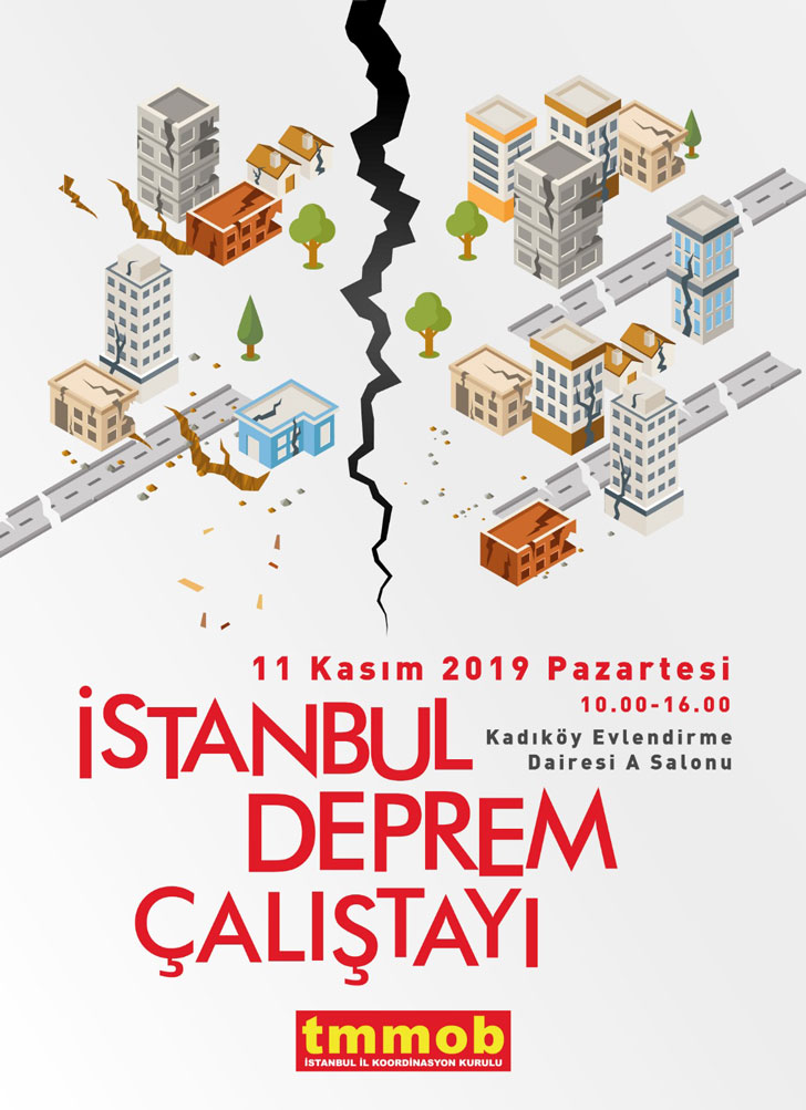 İstanbul Deprem Çalıştayı düzenlenecektir. 