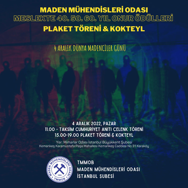 Meslekte 40., 50. ve 60. Yıl Onur Ödülleri 
