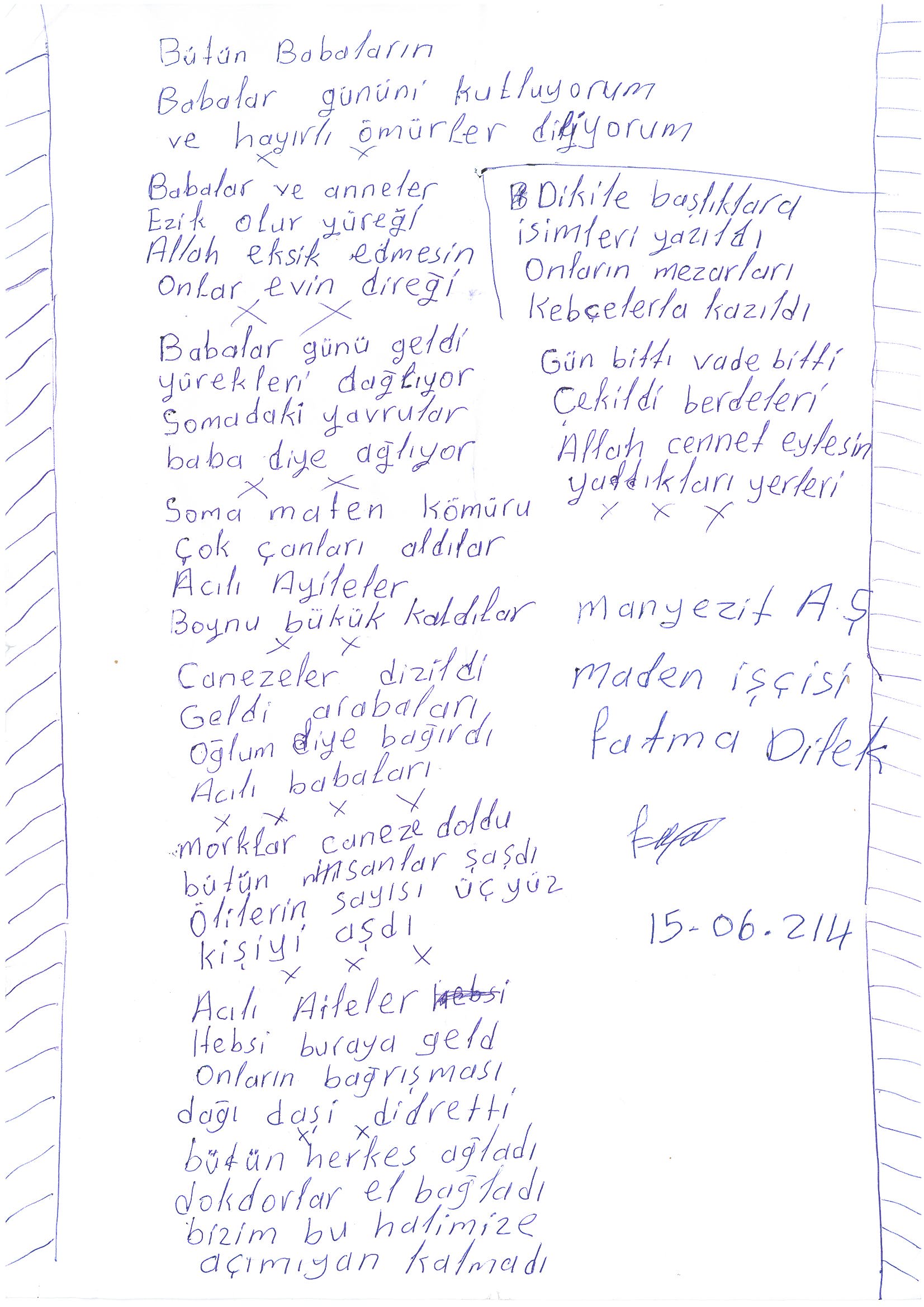 BABALAR GÜNÜ ŞİİRİ ASLI