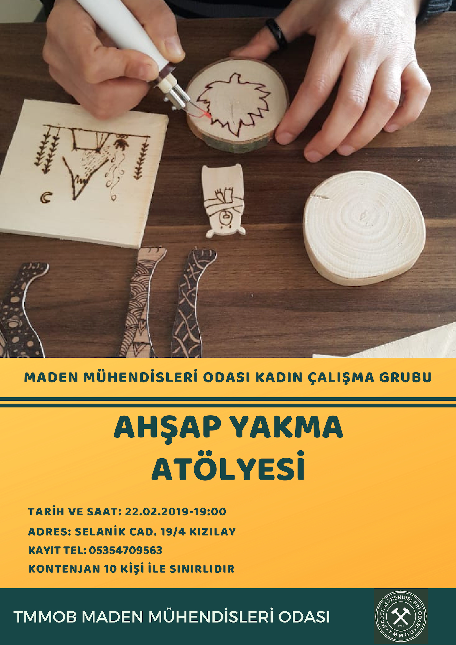 KADIN ÇALIŞMA GRUBU AHŞAP YAKMA ATÖLYESİ
